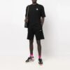 Off-White Men’ s SS22 Side Logo Arrow Printing Shorts Loose Fit Black