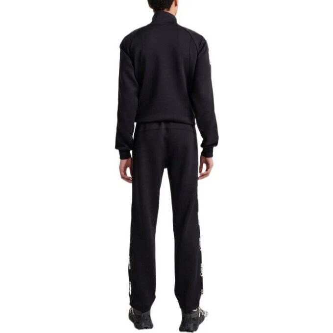 Off-White Men’ s SS22 Side Logo Lacing Straight Sports Pants/Trousers/Joggers Ordinary Version Black