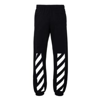 Off-White Men’ s SS22 Solid Color Casual Pants/Trousers Black