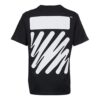 Off-White Men’ s SS22 Solid Color Cotton Printing Short Sleeve Black T-Shirt