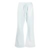 Off-White Men’ s SS22 Solid Color Drawstring Lacing Sports Pants/Trousers/Joggers Light Blue