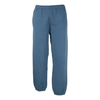 Off-White Men’ s SS22 Solid Color Elastic Waistband Sports Pants/Trousers/Joggers Blue