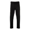 Off-White Men’ s SS22 Solid Color High Waist Straight-Leg Casual Pants/Trousers Black