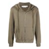 Off-White Men’ s SS22 Solid Color Hooded Zipper Autumn Green
