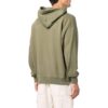 Off-White Men’ s SS22 Solid Color Illustration Printing Hooded Long Sleeves Version Green
