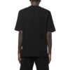Off-White Men’ s SS22 Solid Color Logo Embroidered Short Sleeve Black T-Shirt