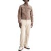 Off-White Men’ s SS22 Solid Color Logo Printing Straight Casual Pants/Trousers Beige