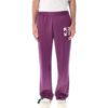 Off-White Men’ s SS22 Solid Color Logo Printing Straight-Leg Casual Pants/Trousers Loose Fit Purple