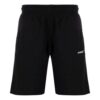 Off-White Men’ s SS22 Solid Color Logo Printing Straight Shorts Version Black