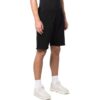 Off-White Men’ s SS22 Solid Color Logo Printing Straight Shorts Version Black