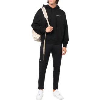 Off-White Men’ s SS22 Solid Color Logo Printing Straight Sports Pants/Trousers/Joggers Black