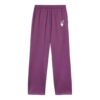 Off-White Men’ s SS22 Solid Color Logo Printing Straight Sports Pants/Trousers/Joggers Loose Fit Purple