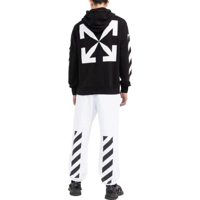 Off-White Men’ s SS22 Solid Color Logo Printing Stripe Sports Pants/Trousers/Joggers Version White
