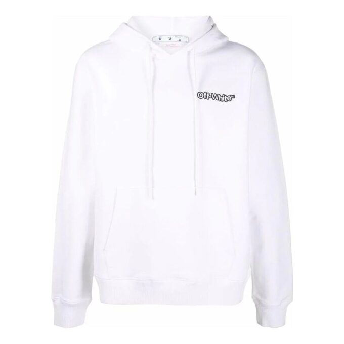 Off-White Men’ s SS22 Solid Color Logo Printing White