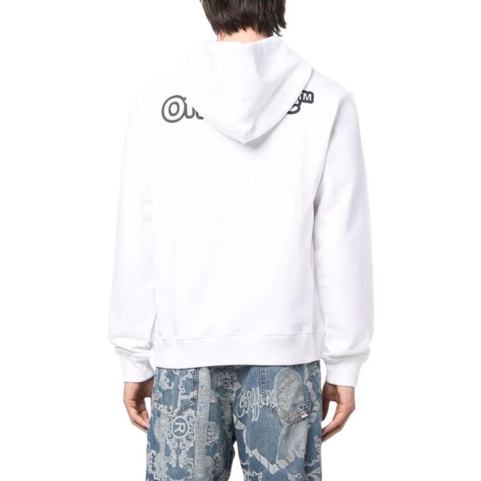 Off-White Men’ s SS22 Solid Color Logo Printing White