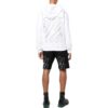 Off-White Men’ s SS22 Solid Color Logo Printing Zipper Hooded Long Sleeves Version White Jacket