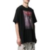 Off-White Men’ s SS22 Solid Color Pattern Printing Short Sleeve Version Black T-Shirt