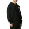 Off-White Men’ s SS22 Solid Color Printing Hooded Long Sleeves Version Black