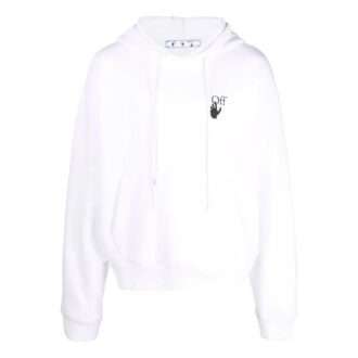 Off-White Men’ s SS22 Solid Color Printing Long Sleeves Version White