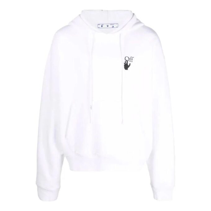Off-White Men’ s SS22 Solid Color Printing Long Sleeves Version White