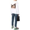 Off-White Men’ s SS22 Solid Color Printing Long Sleeves Version White