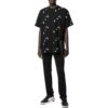 Off-White Men’ s SS22 Solid Color Round Neck Logo Printing Short Sleeve Black T-Shirt