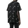 Off-White Men’ s SS22 Solid Color Round Neck Logo Printing Short Sleeve Black T-Shirt