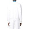 Off-White Men’ s SS22 Solid Color Round Neck Long Sleeves Version White