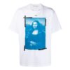 Off-White Men’ s SS22 Solid Color Round Neck Short Sleeve Version White T-Shirt