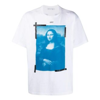 Off-White Men’ s SS22 Solid Color Round Neck Short Sleeve Version White T-Shirt