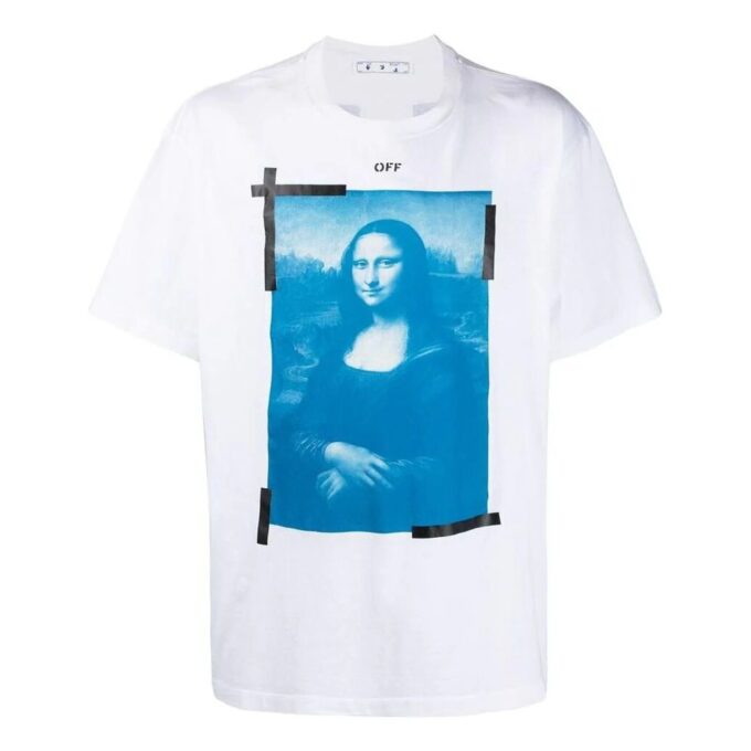 Off-White Men’ s SS22 Solid Color Round Neck Short Sleeve Version White T-Shirt