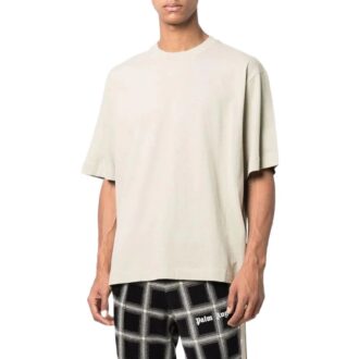 Off-White Men’ s SS22 Solid Color Rubber Arrow Short Sleeve Creamy White T-Shirt
