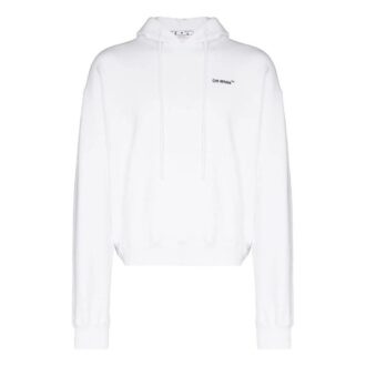 Off-White Men’ s SS22 Solid Color Short Casual Long Sleeves Version White