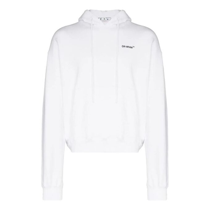 Off-White Men’ s SS22 Solid Color Short Casual Long Sleeves Version White
