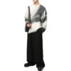 Off-White Men’ s SS22 Solid Color Straight Casual Pants/Trousers Loose Fit Black