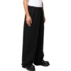 Off-White Men’ s SS22 Solid Color Straight Casual Pants/Trousers Loose Fit Black