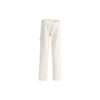 Off-White Men’ s SS22 Solid Color Straight Casual Pants/Trousers White