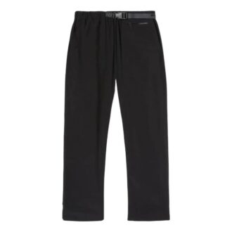 Off-White Men’ s SS22 Solid Color Straight-Leg Casual Pants/Trousers Black