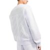 Off-White Men’ s SS22 Solid Color Stripe Printing Round Neck Long Sleeves Version White