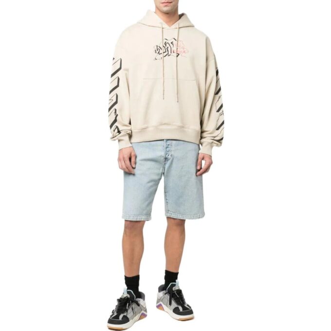 Off-White Men’ s SS22 Stripe Arrow Beige