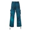 Off-White Men’ s SS22 Tie Dye Cargo Casual Long Pants/Trousers Blue