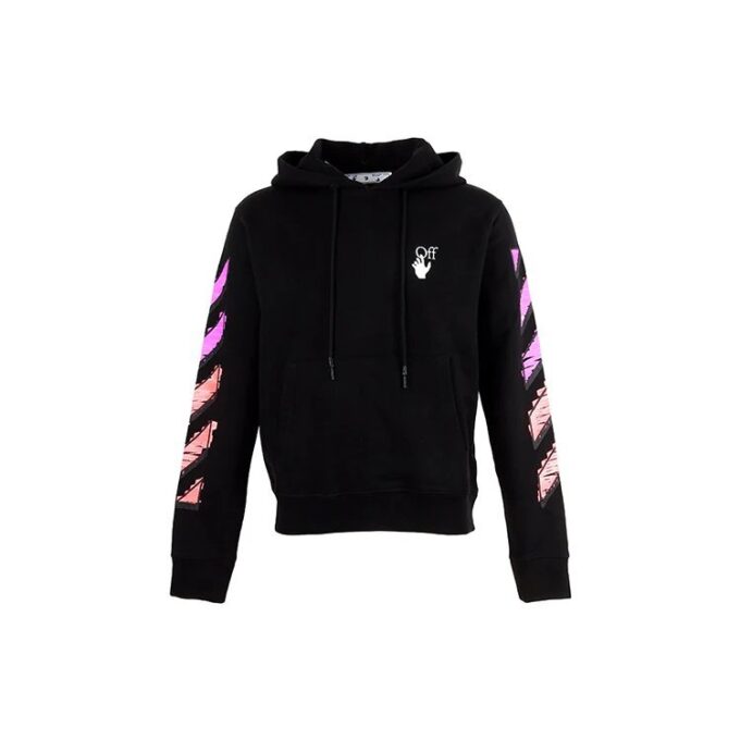 Off-White Men’ s Stripe Drawstring Black