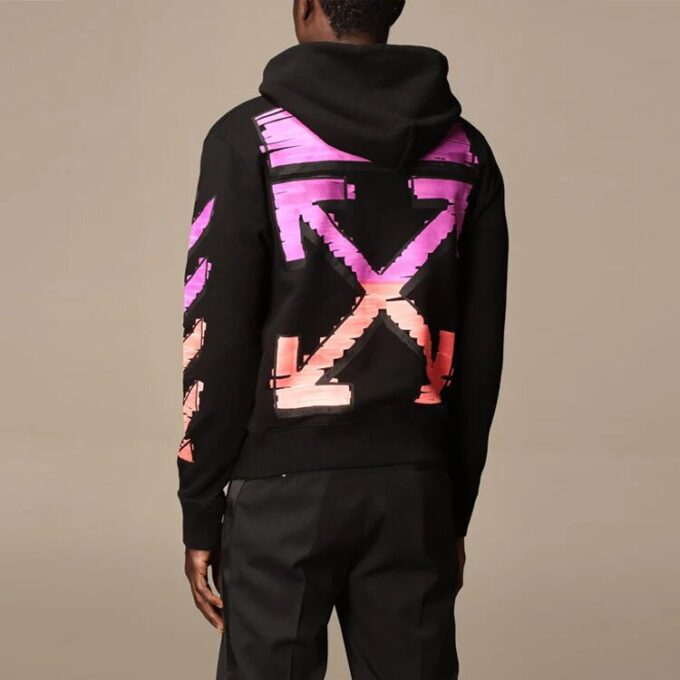 Off-White Men’ s Stripe Drawstring Black