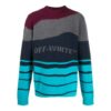 Off-White Men’ s Stripe Knit Colorblock
