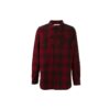 Off-White Men’ s Stripe Plaid Red Shirt