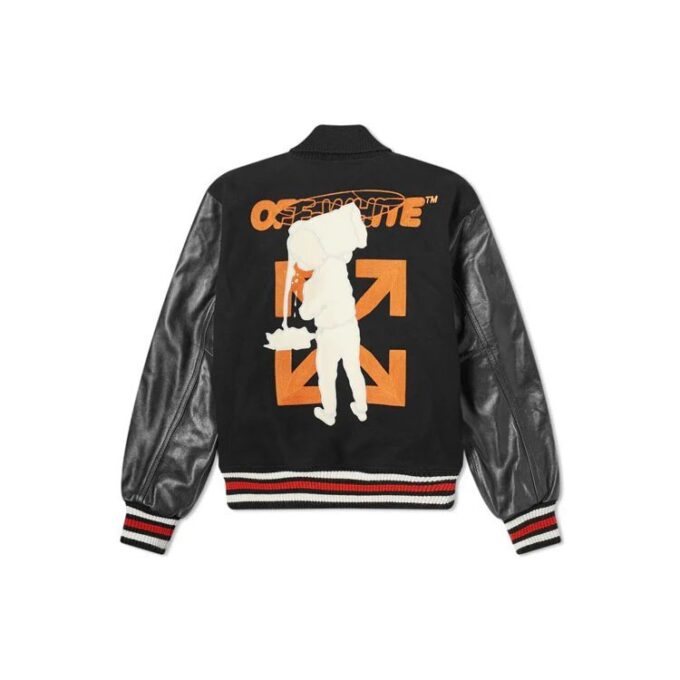 Off-White Men’ s Subject Printing Jacket Black