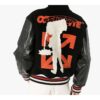 Off-White Men’ s Subject Printing Jacket Black