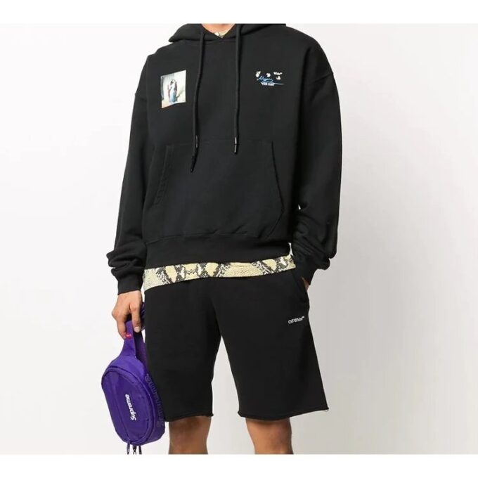 Off-White Men’ s The Kiss Printing Black