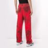 Off-White Men’ s Tie Dye Red Sports Pants/Trousers/Joggers