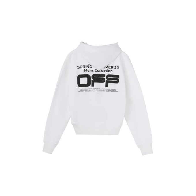 Off-White Men’ s Wavy Logo Slogan Printing